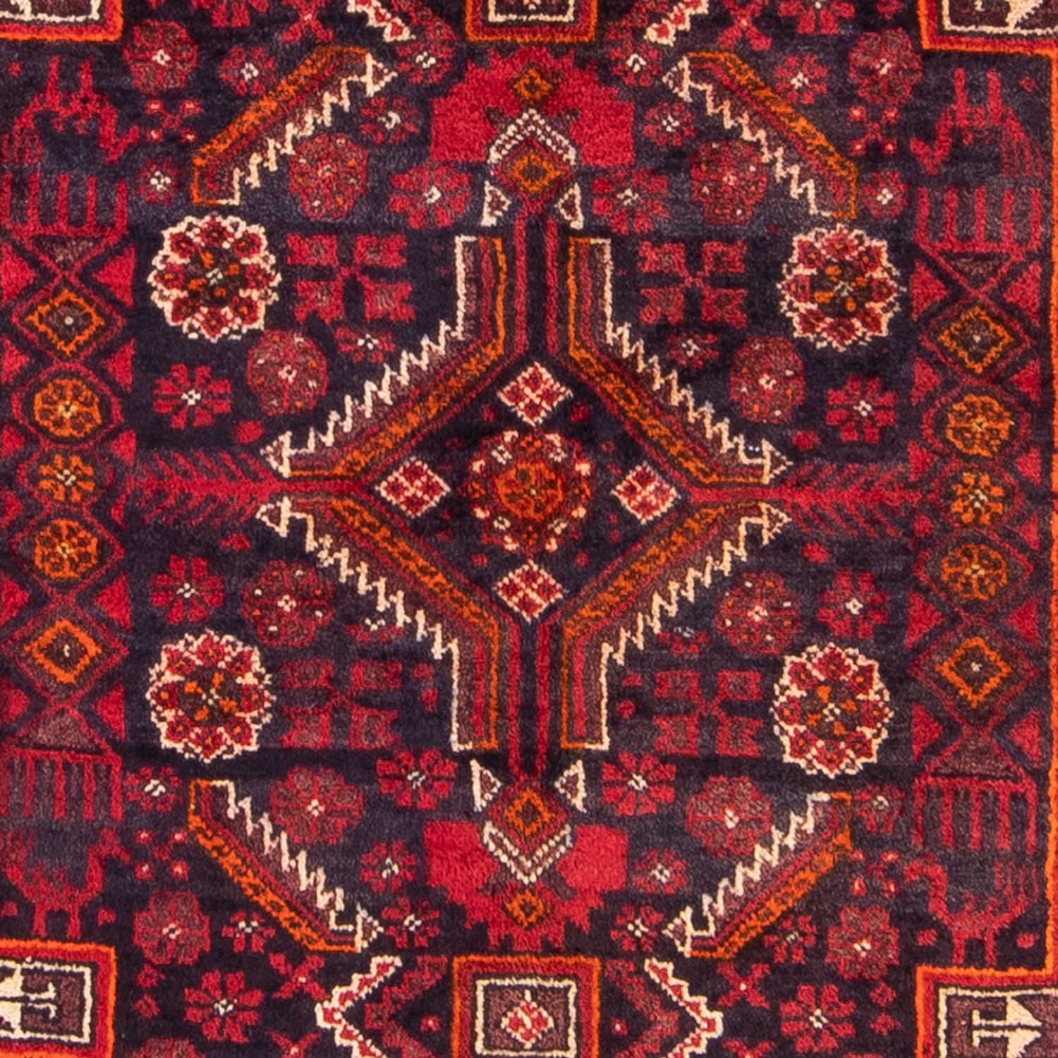 Tapis de couloir Tapis Belutsch - 202 x 110 cm - rouge