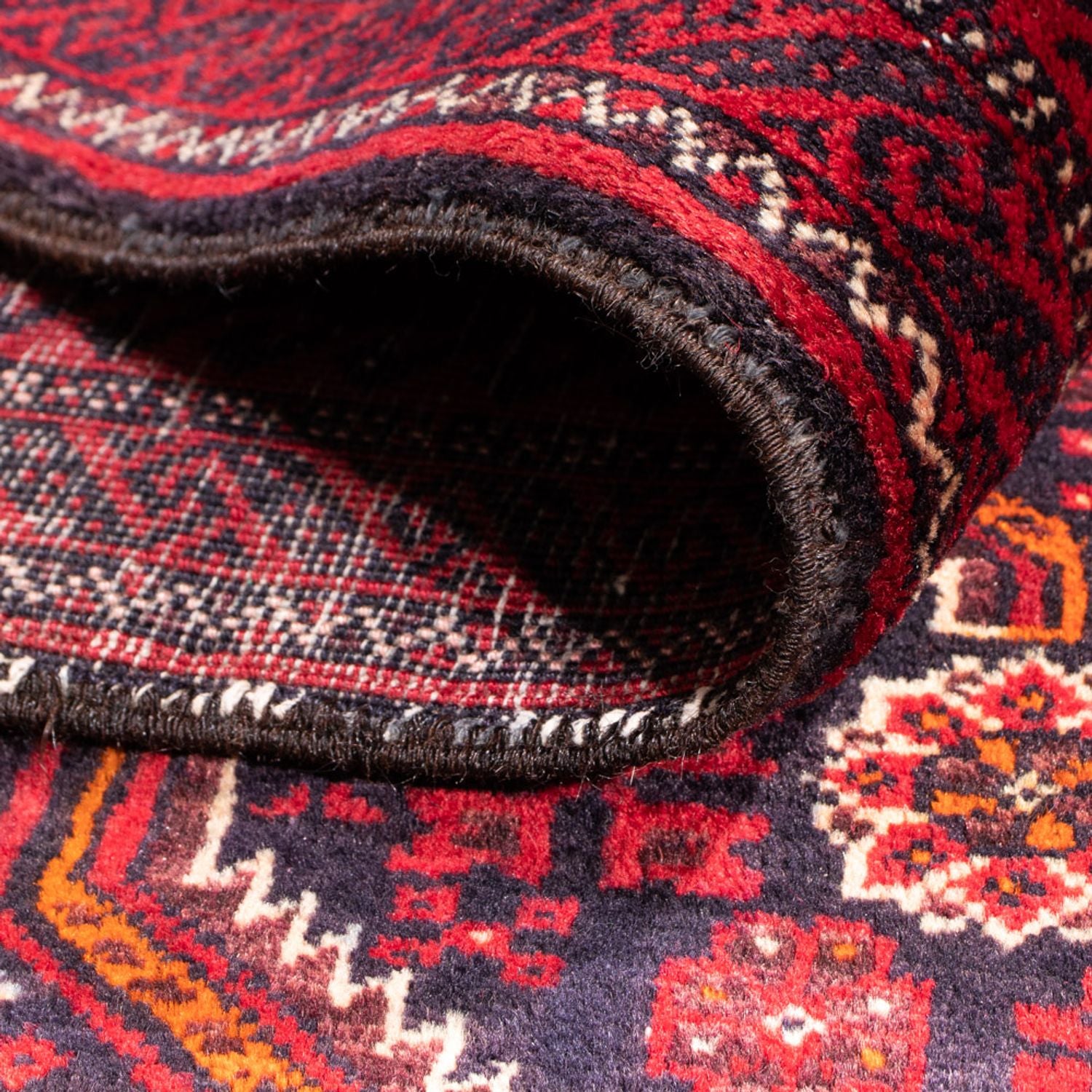 Tapis de couloir Tapis Belutsch - 202 x 110 cm - rouge