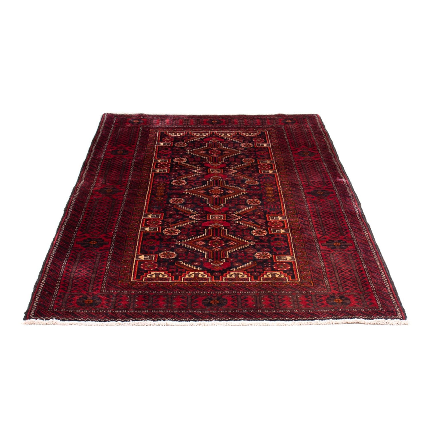 Tapis de couloir Tapis Belutsch - 202 x 110 cm - rouge
