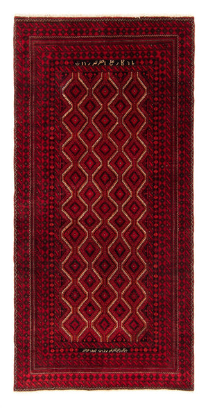 Tapis de couloir Tapis Belutsch - 198 x 92 cm - rouge