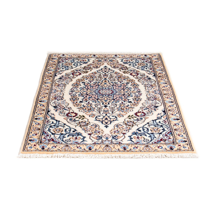 Tapis persan - Nain - Royal - 138 x 87 cm - beige