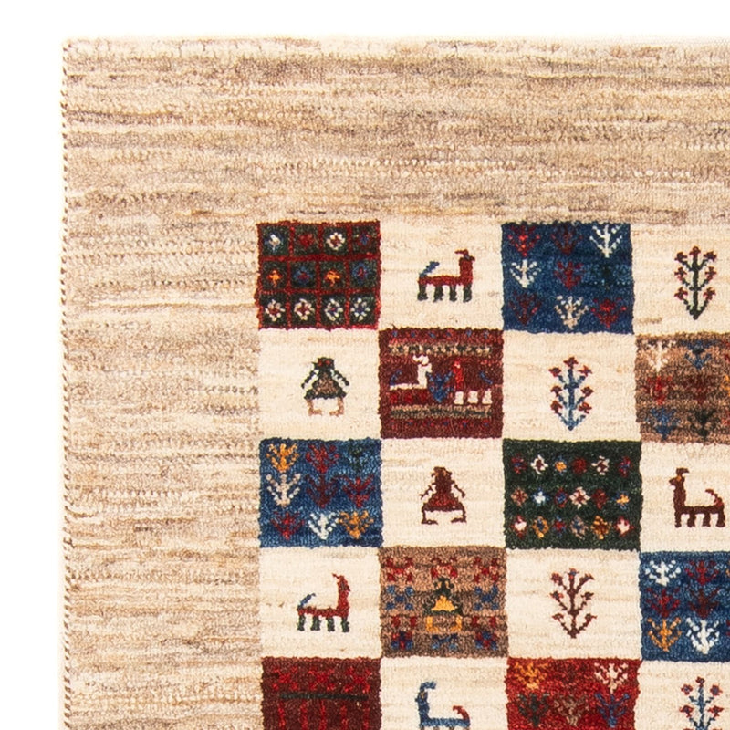 Tapis Gabbeh - Loribaft Persan - 129 x 81 cm - multicolore