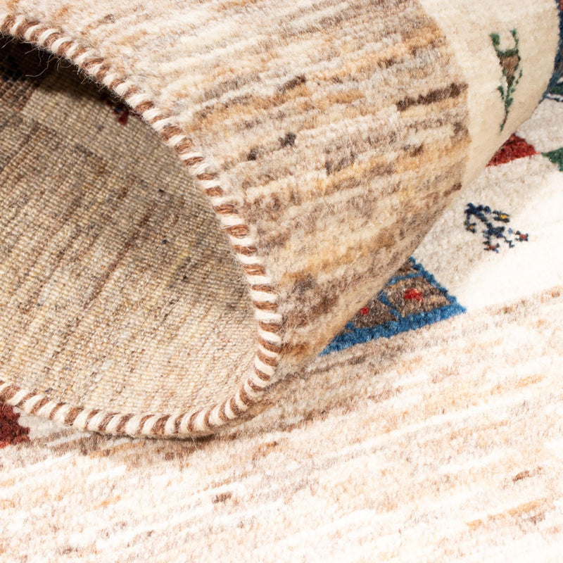 Tapis Gabbeh - Loribaft Persan - 125 x 86 cm - multicolore
