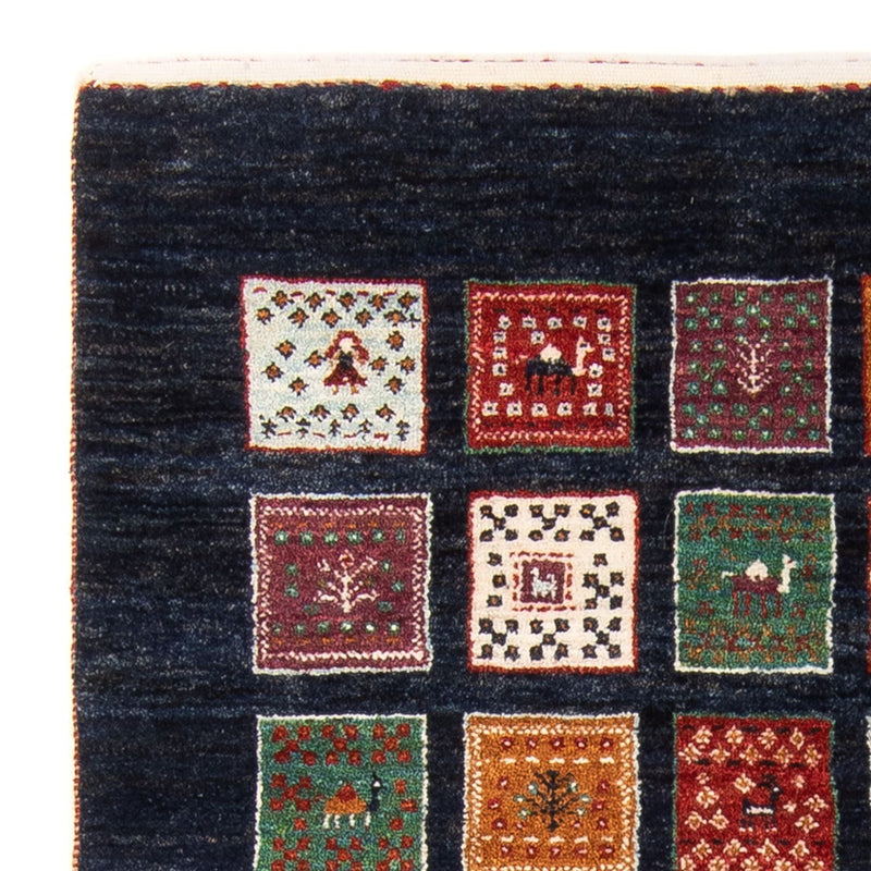 Tapis Gabbeh - Loribaft Persan - 120 x 87 cm - multicolore