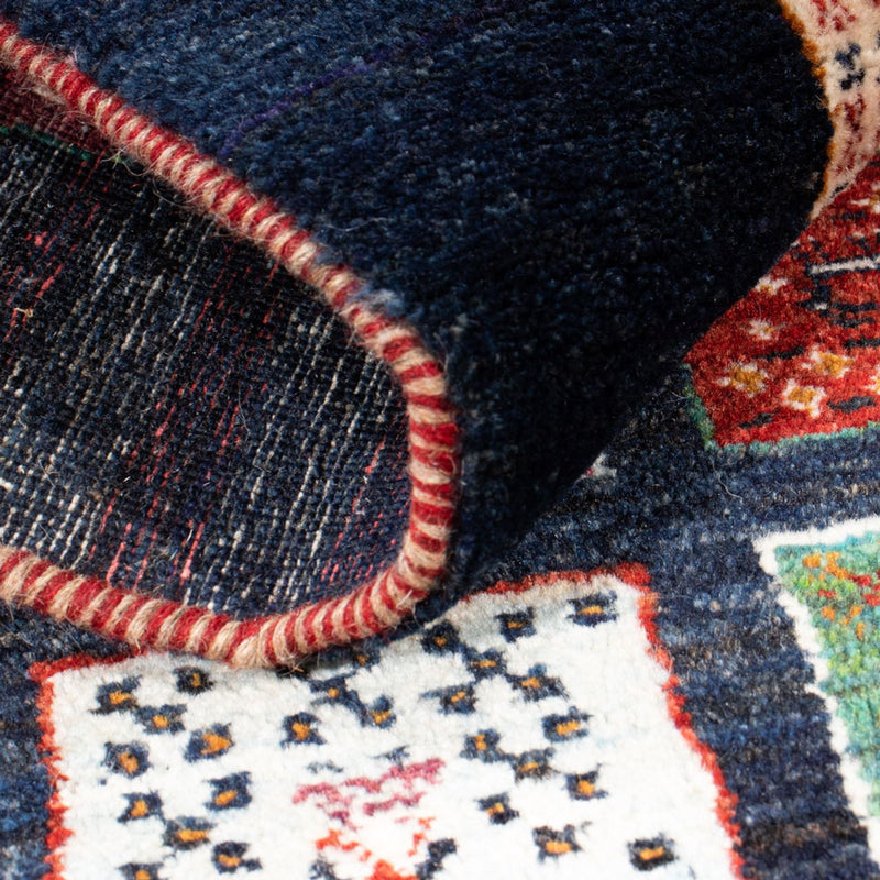 Tapis Gabbeh - Loribaft Persan - 120 x 87 cm - multicolore