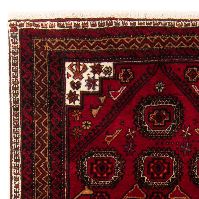 Tapis de couloir Tapis Belutsch - 188 x 94 cm - rouge