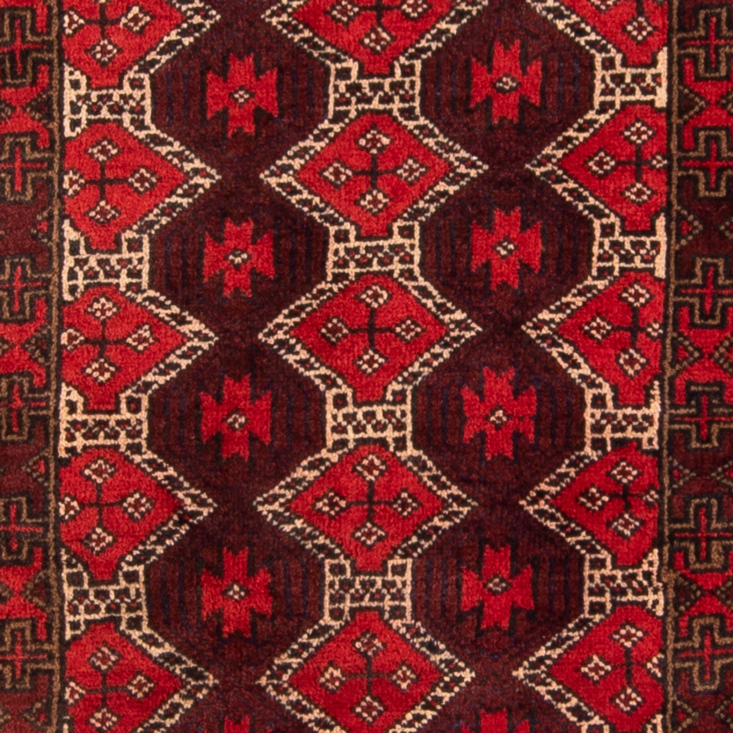 Tapis de couloir Tapis Belutsch - 190 x 95 cm - rouge