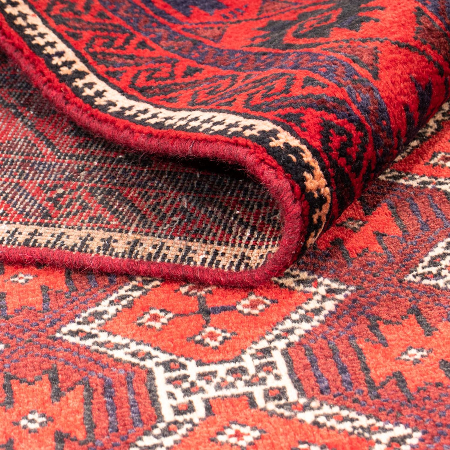 Tapis de couloir Tapis Belutsch - 190 x 95 cm - rouge