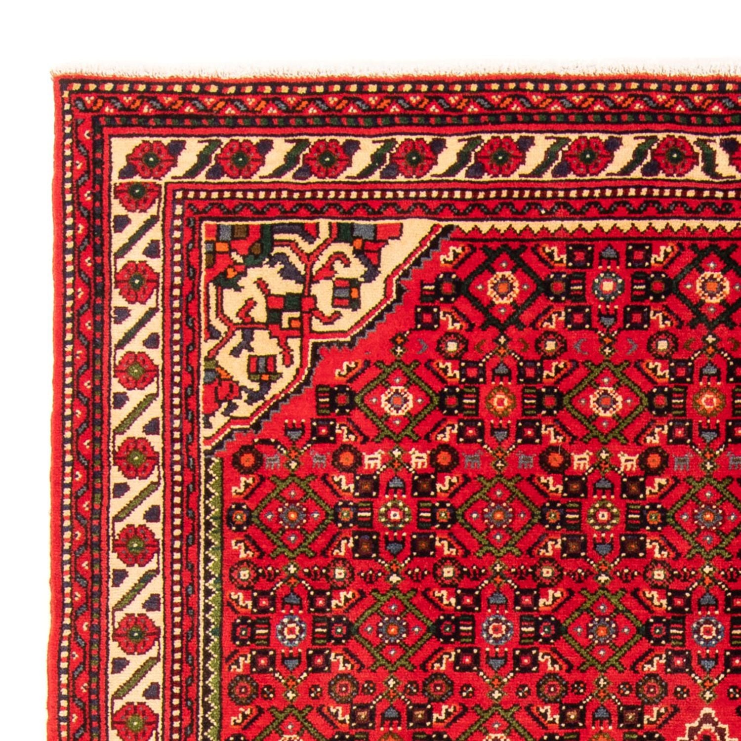 Tapis persan - Nomadic - 204 x 155 cm - rouge