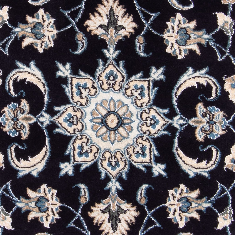 Tapis persan - Nain - 149 x 69 cm - bleu foncé