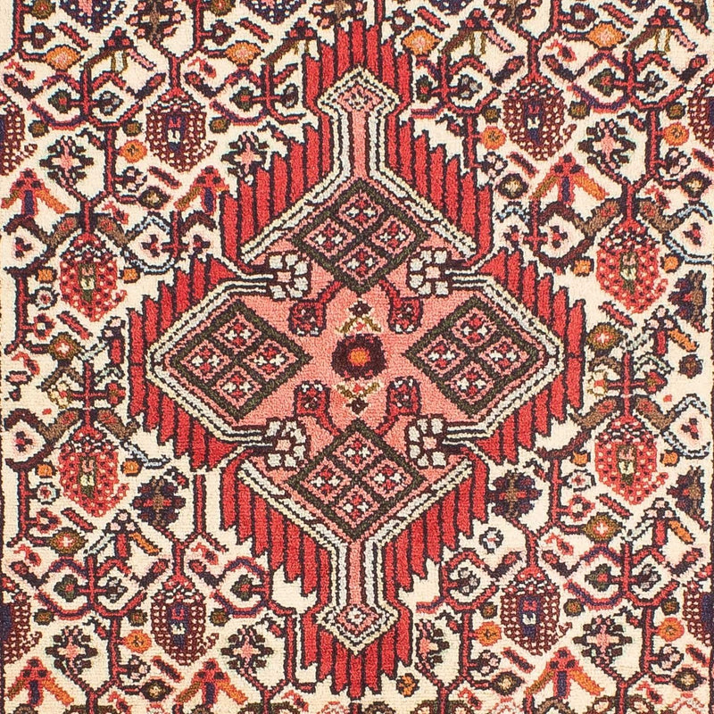 Tapis persan - Nomadic - 131 x 72 cm - beige