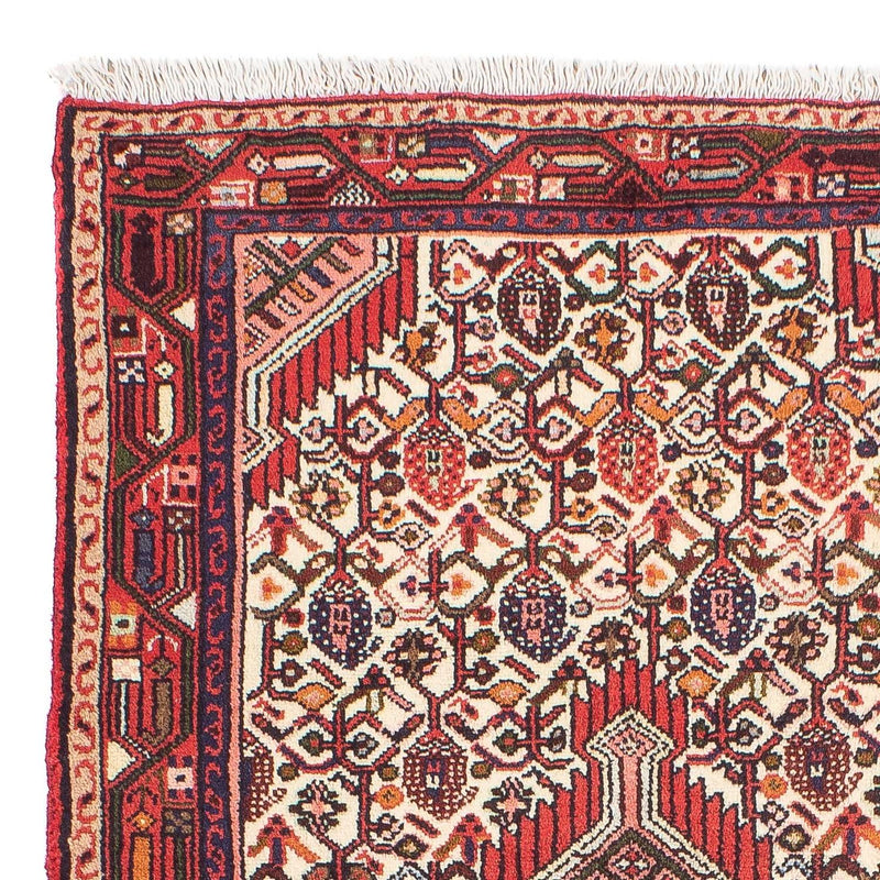 Tapis persan - Nomadic - 131 x 72 cm - beige
