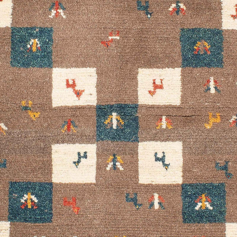 Tapis Gabbeh - Persan - 139 x 82 cm - marron