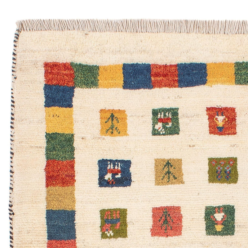 Tapis Gabbeh - Persan - 122 x 76 cm - multicolore