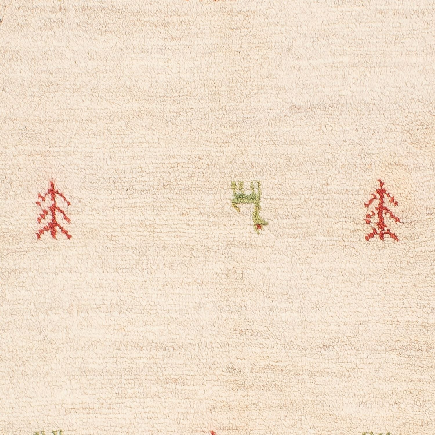 Tapis Gabbeh - Persan - 125 x 77 cm - naturel