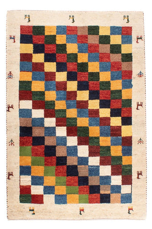 Tapis Gabbeh - Persan - 125 x 86 cm - multicolore