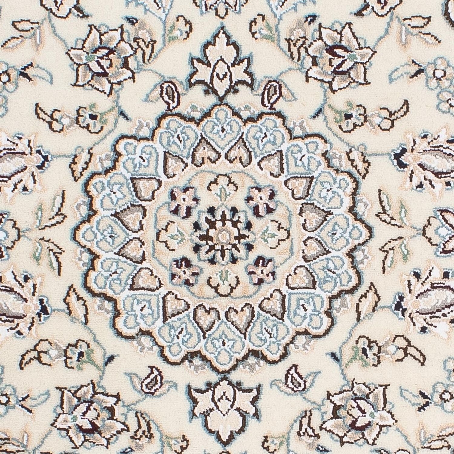 Tapis persan - Nain - Royal - 90 x 62 cm - beige