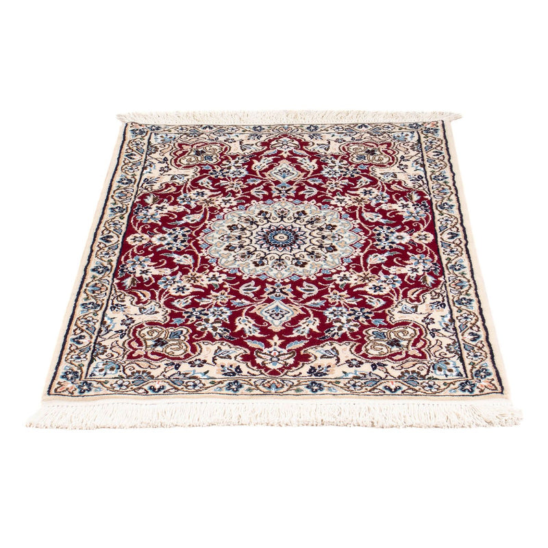 Tapis persan - Nain - Royal - 93 x 65 cm - rouge