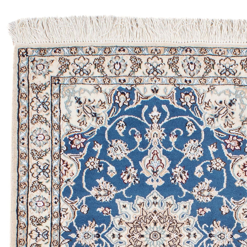 Tapis persan - Nain - Royal - 95 x 67 cm - bleu
