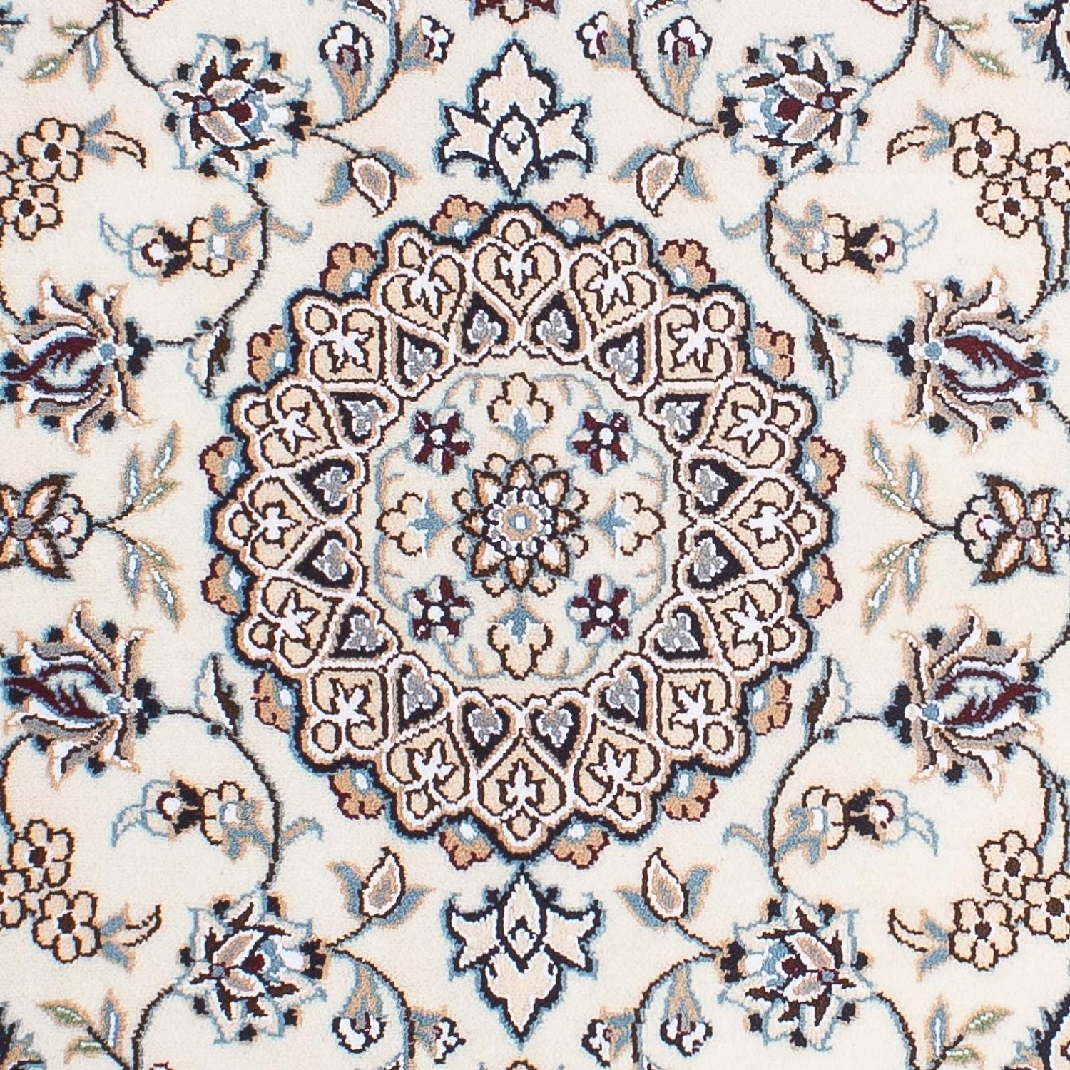 Tapis persan - Nain - Premium - 95 x 63 cm - beige