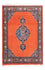 Tapis persan - Classique - 75 x 50 cm - orange