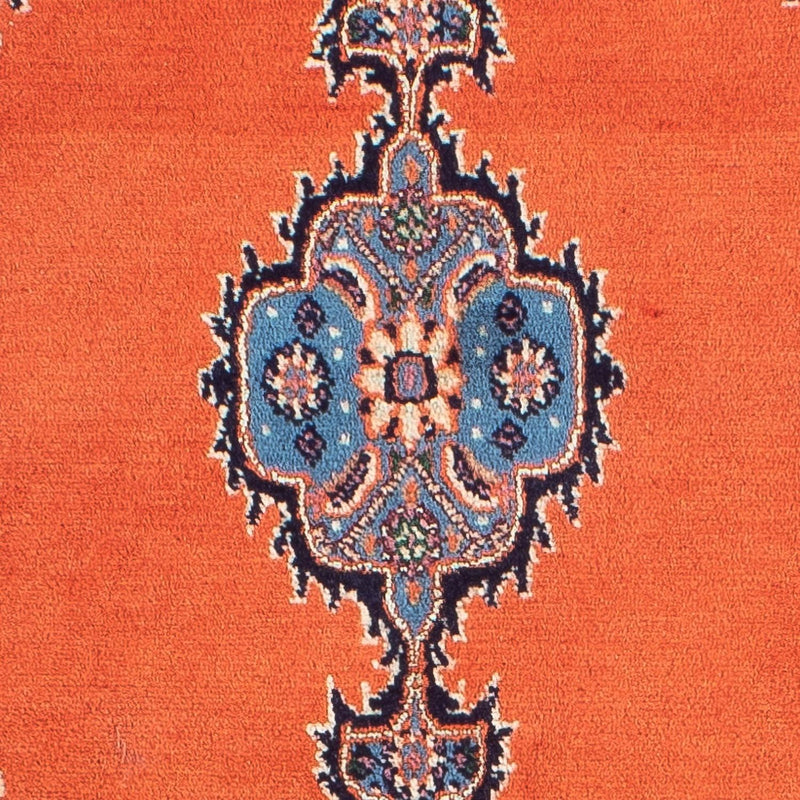 Tapis persan - Classique - 75 x 50 cm - orange