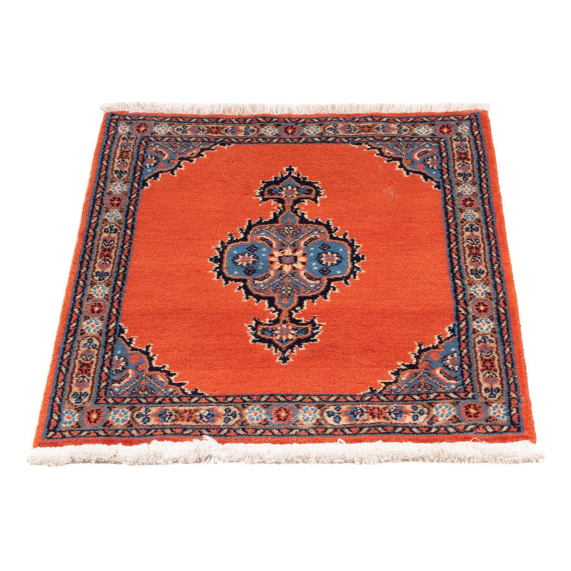 Tapis persan - Classique - 75 x 50 cm - orange