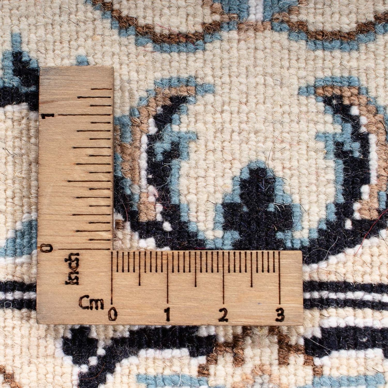 Tapis persan - Nain - Premium - 94 x 68 cm - beige