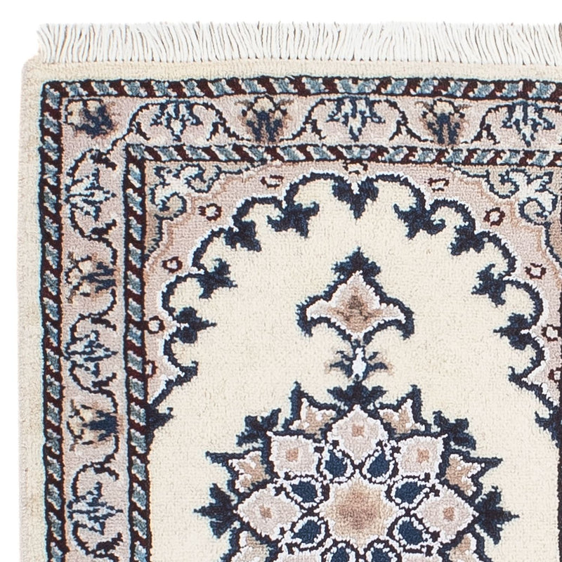 Tapis persan - Nain - 60 x 40 cm - beige