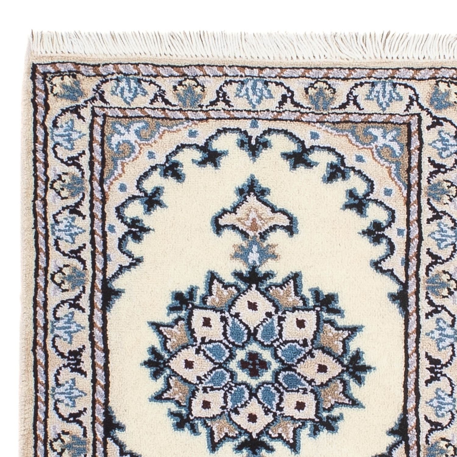 Tapis persan - Nain - 60 x 40 cm - beige