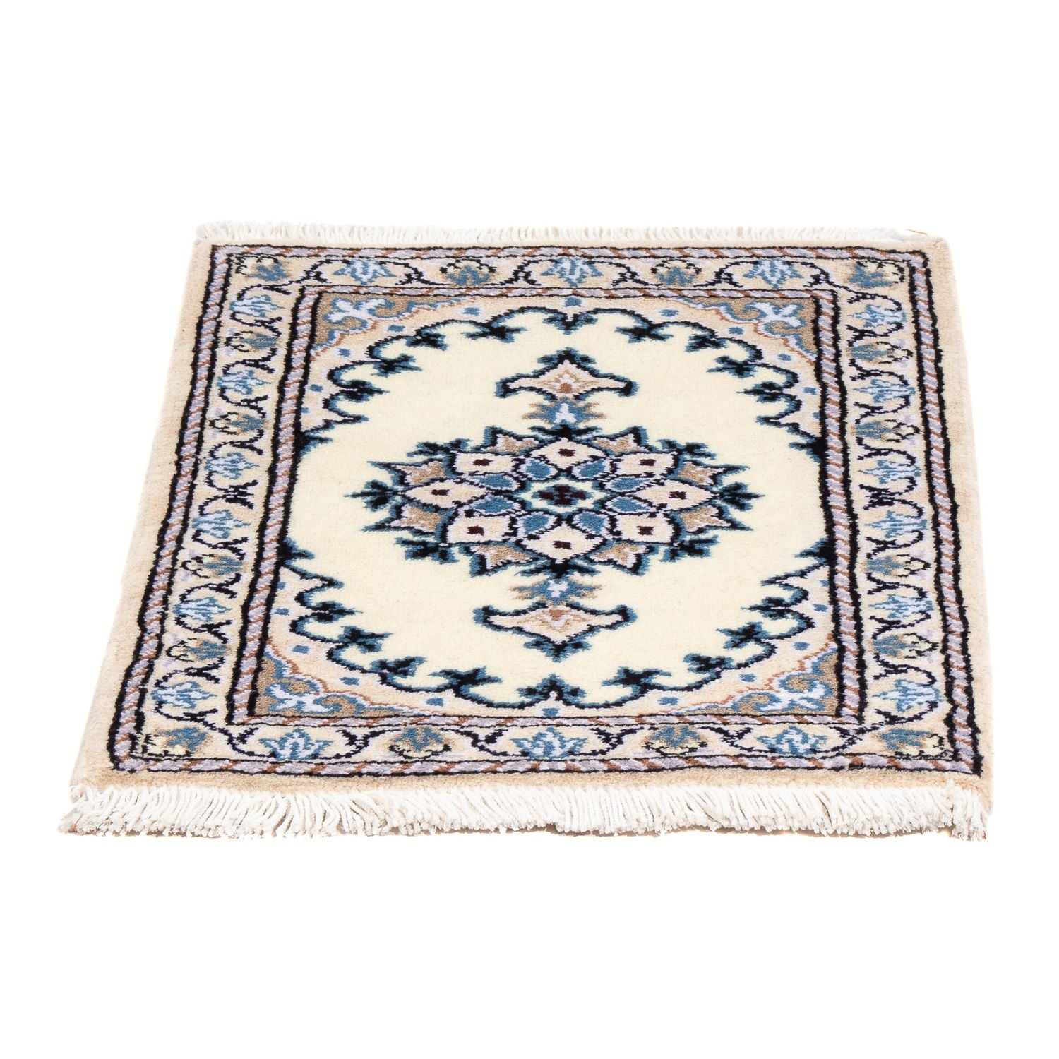 Tapis persan - Nain - 60 x 40 cm - beige