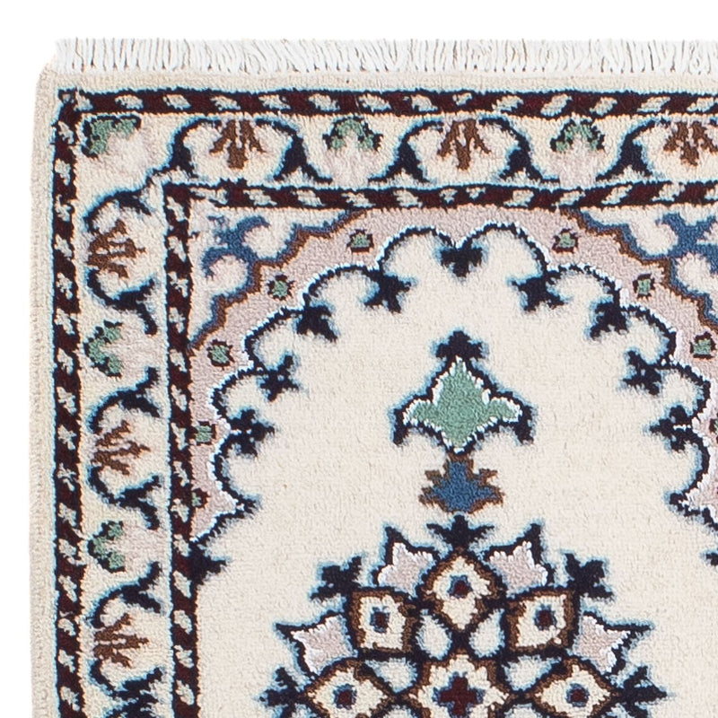 Tapis persan - Nain - 60 x 40 cm - beige