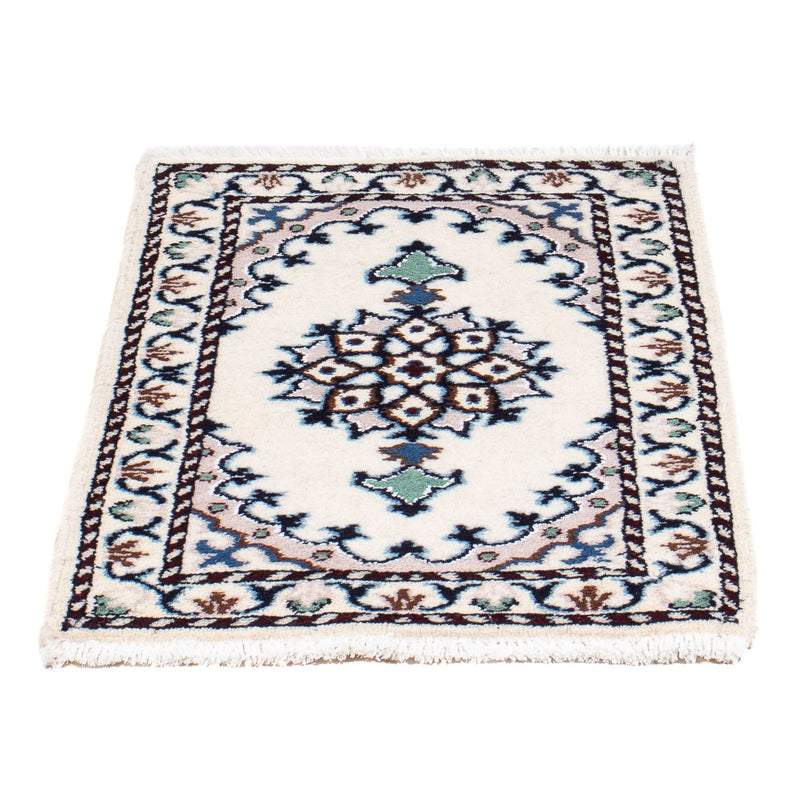 Tapis persan - Nain - 60 x 40 cm - beige