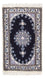 Tapis persan - Nain - 60 x 40 cm - bleu foncé