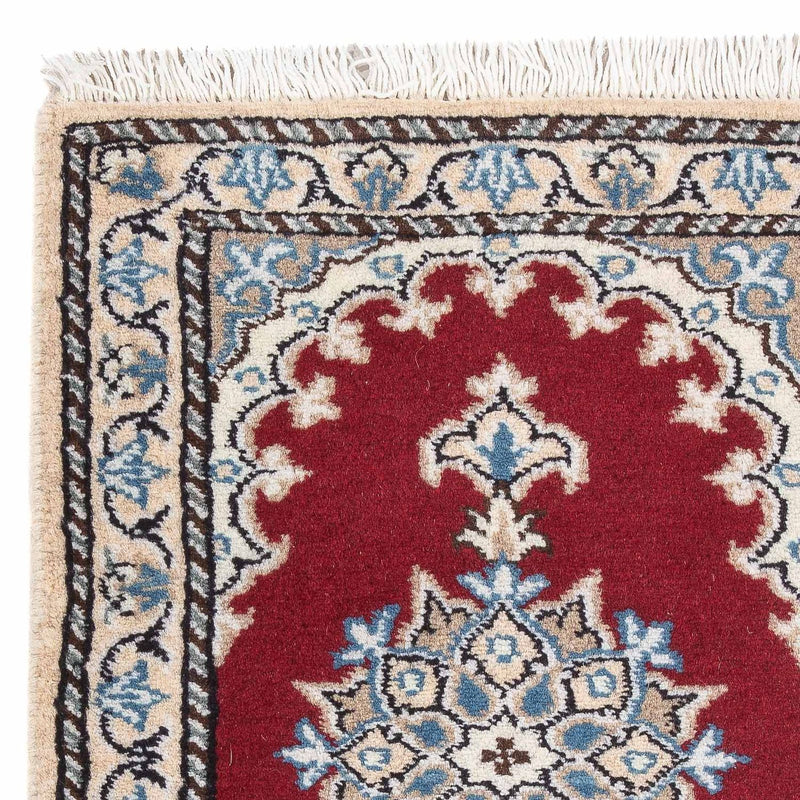 Tapis persan - Nain - 60 x 40 cm - rouge
