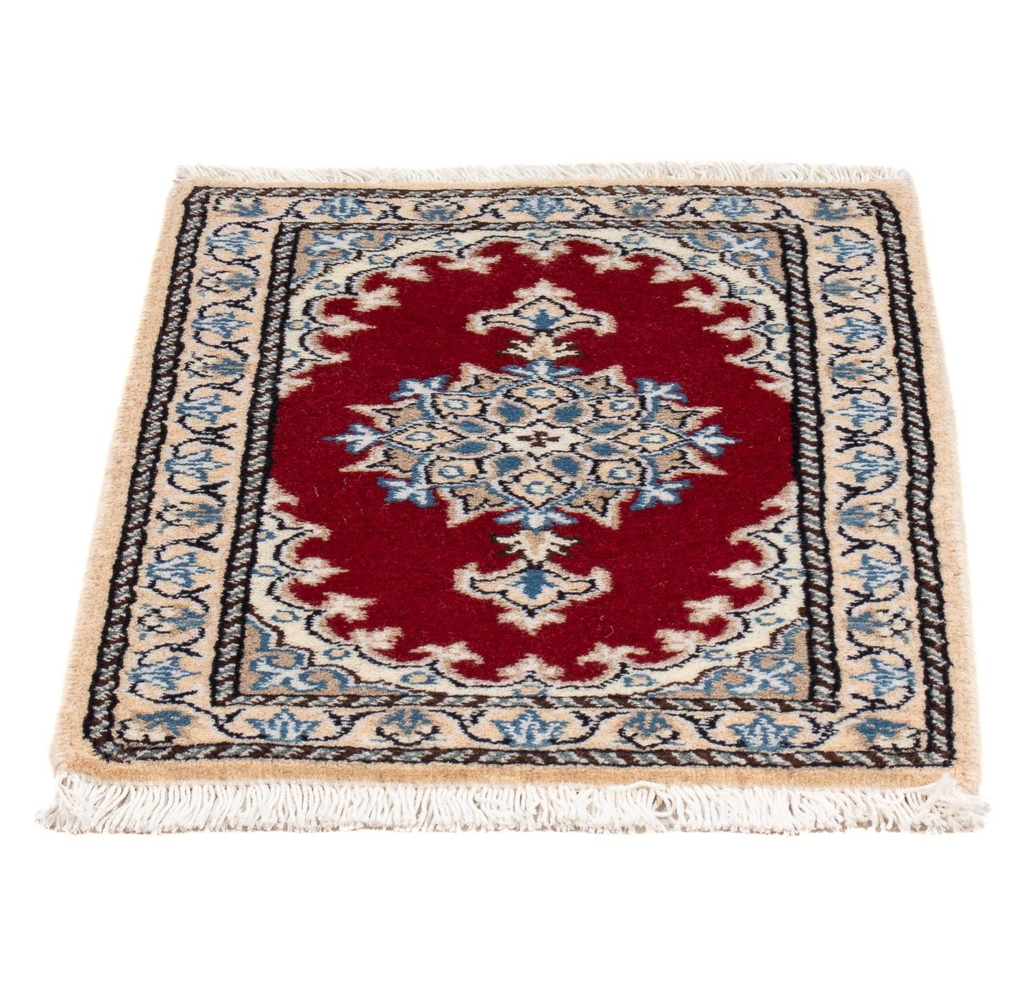 Tapis persan - Nain - 60 x 40 cm - rouge