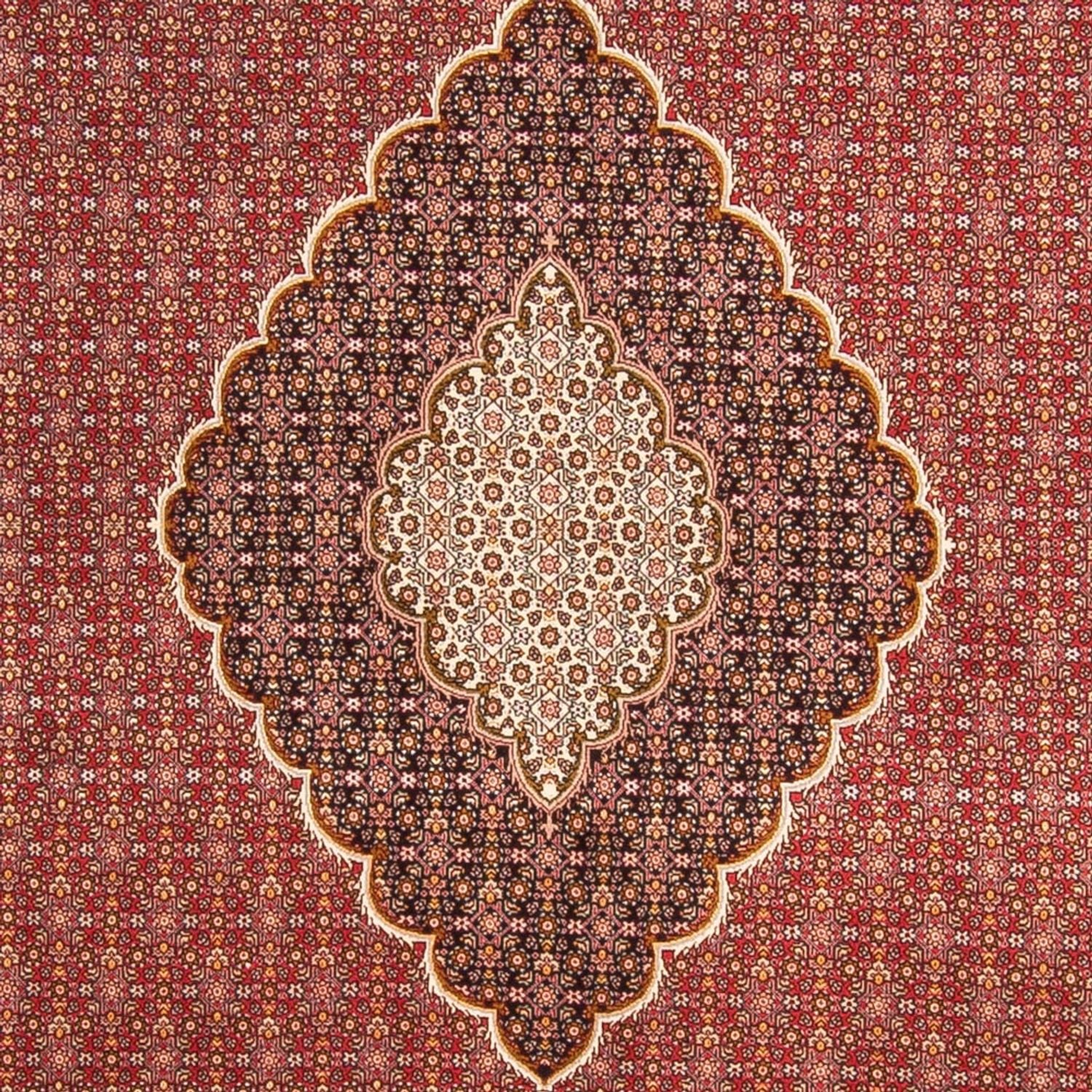 Tapis persan - Tabriz - Royal - 300 x 200 cm - rouge
