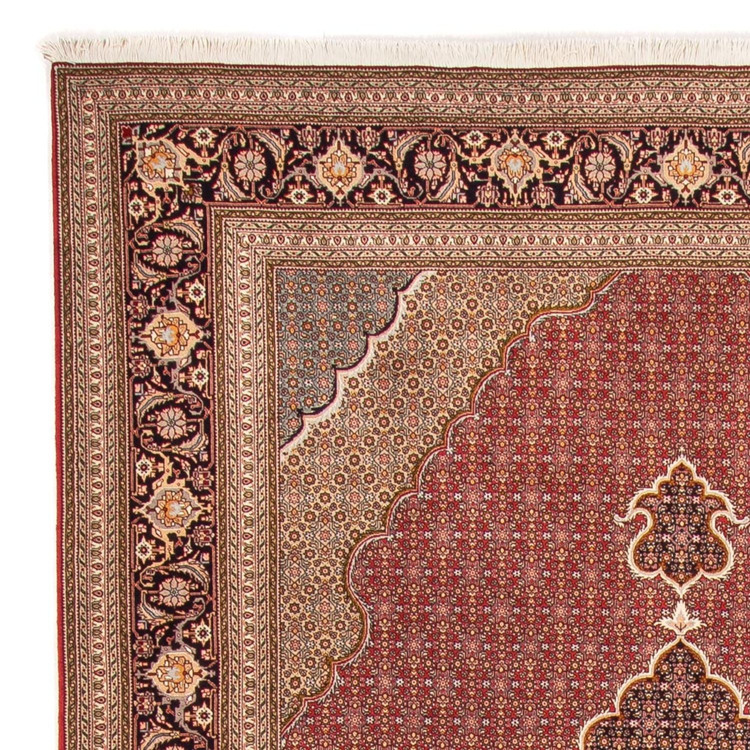 Tapis persan - Tabriz - Royal - 300 x 200 cm - rouge