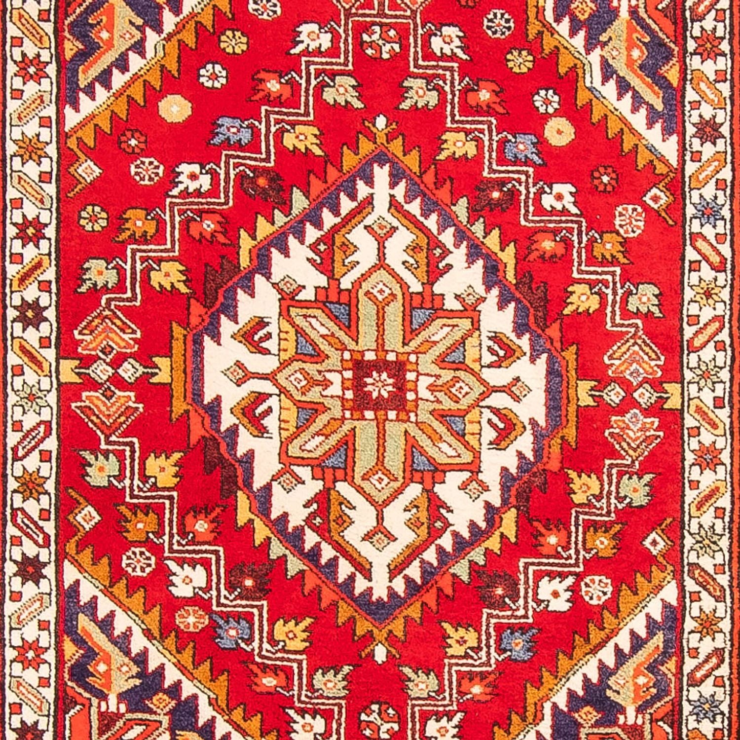 Tapis persan - Nomadic - 307 x 122 cm - rouge