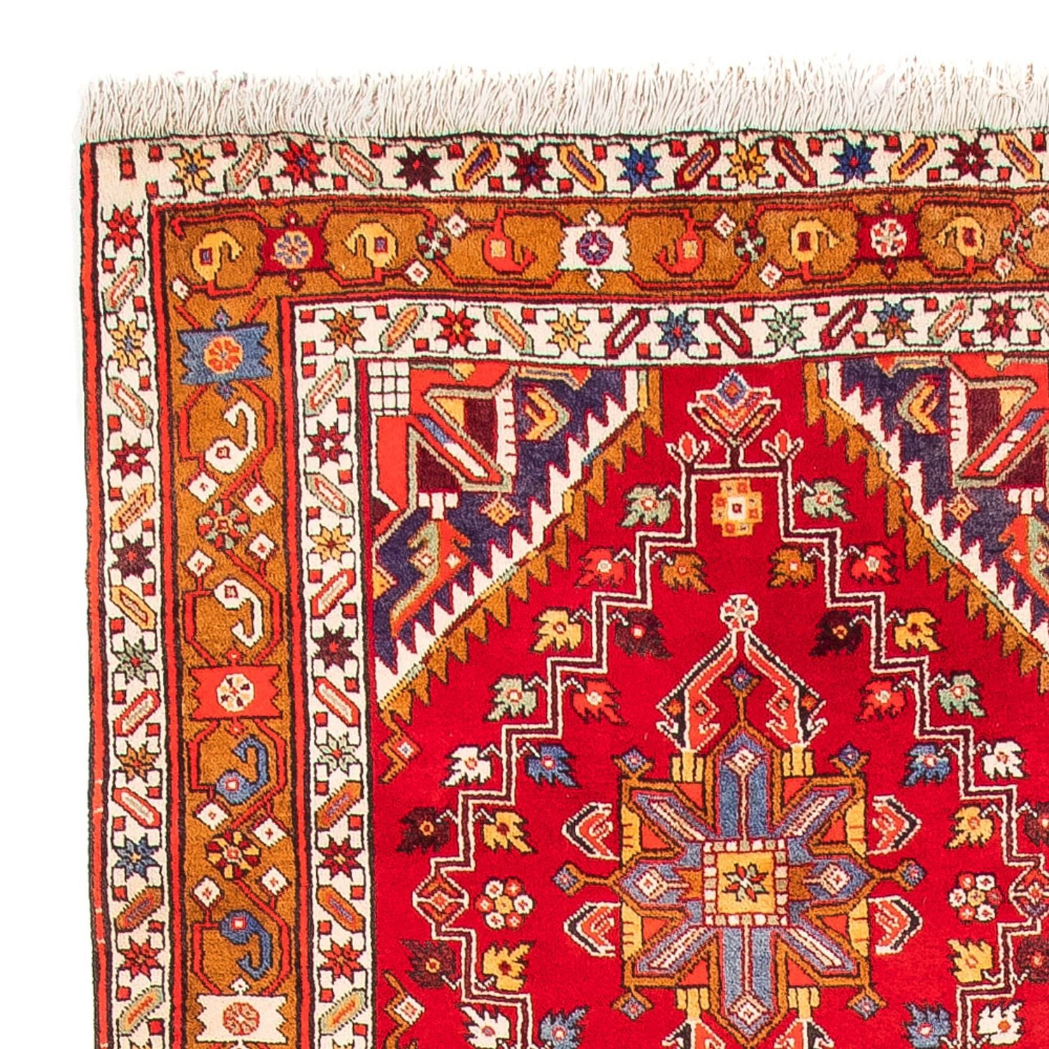 Tapis persan - Nomadic - 307 x 122 cm - rouge