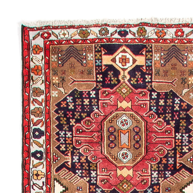 Tapis de couloir Tapis persan - Nomadic - 385 x 85 cm - bleu foncé