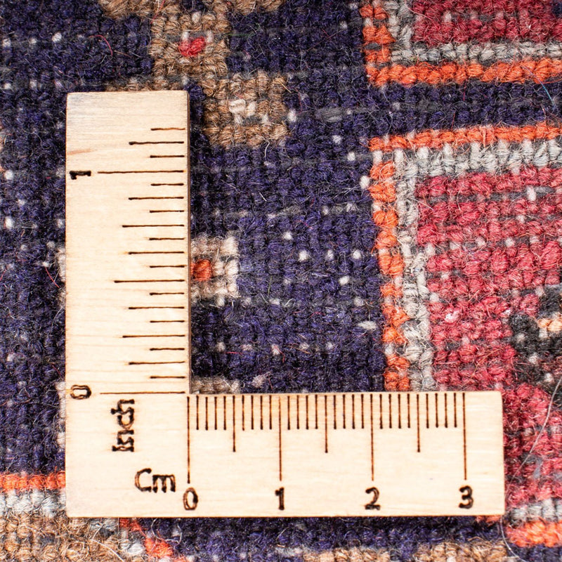 Tapis de couloir Tapis persan - Nomadic - 385 x 85 cm - bleu foncé