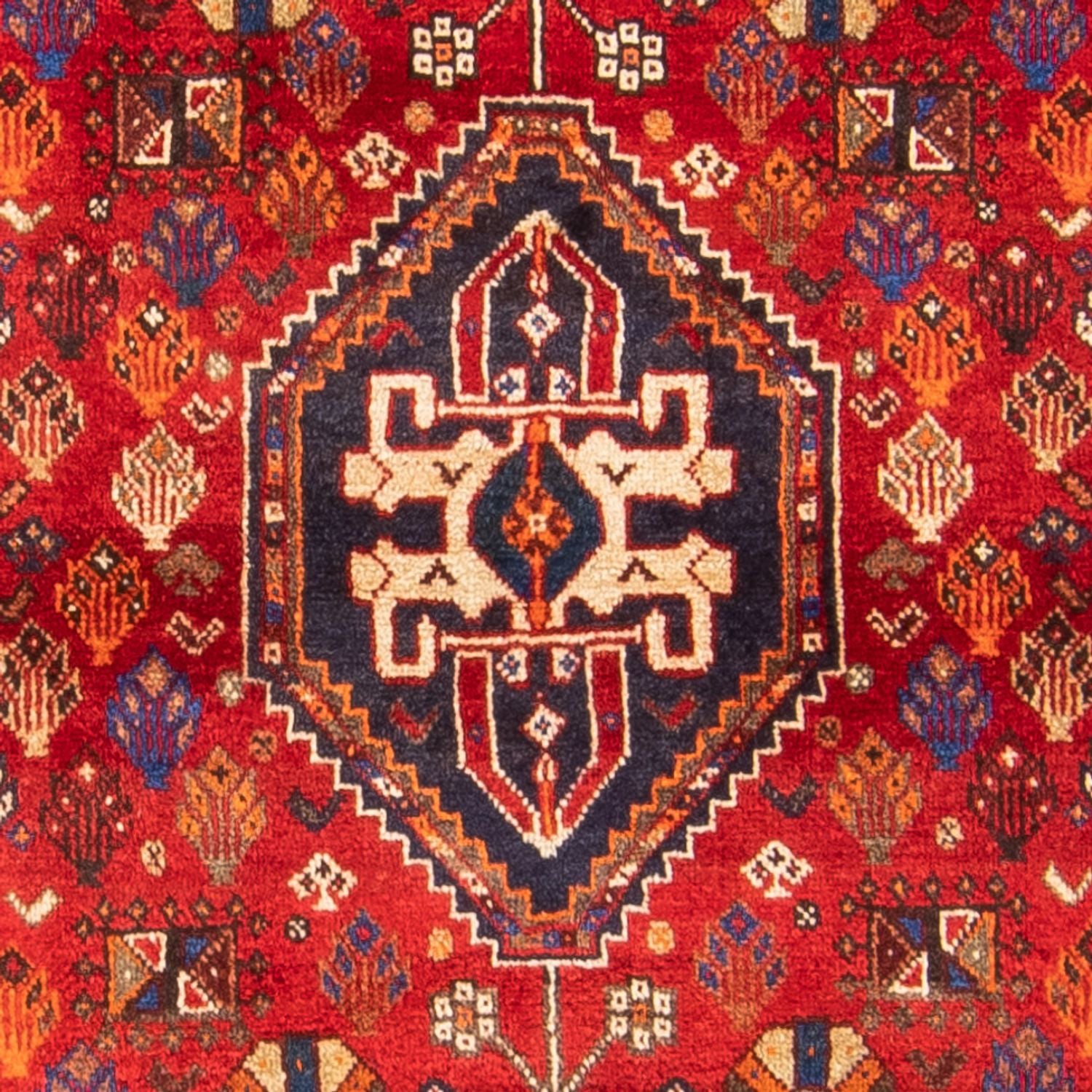 Tapis persan - Nomadic - 161 x 108 cm - rouge
