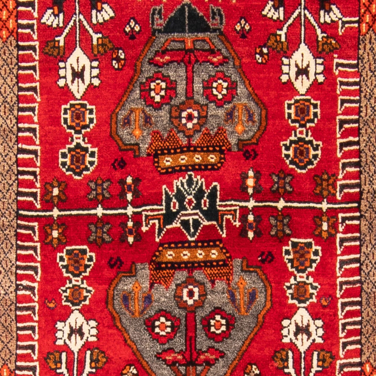 Tapis persan - Nomadic - 165 x 100 cm - rouge