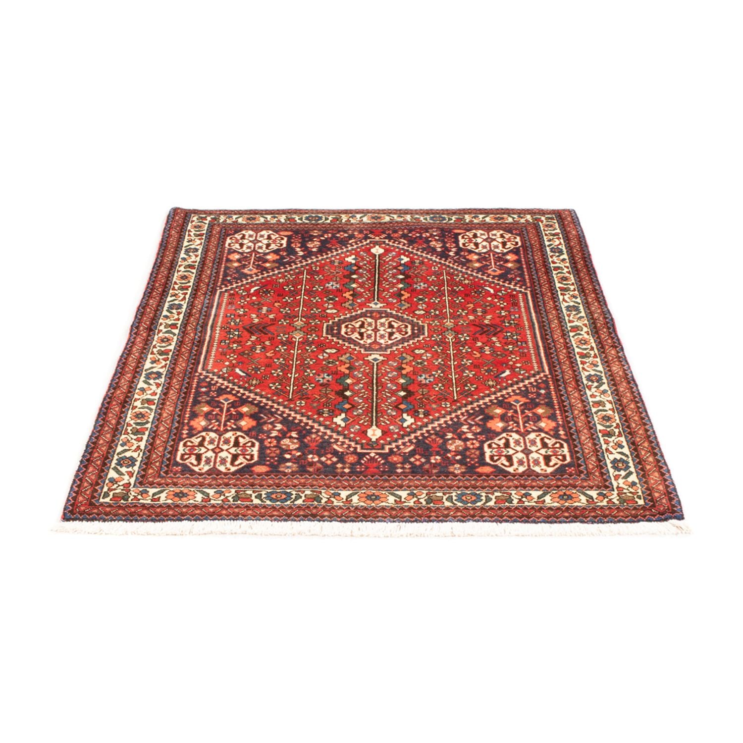Tapis persan - Nomadic - 155 x 108 cm - rouge