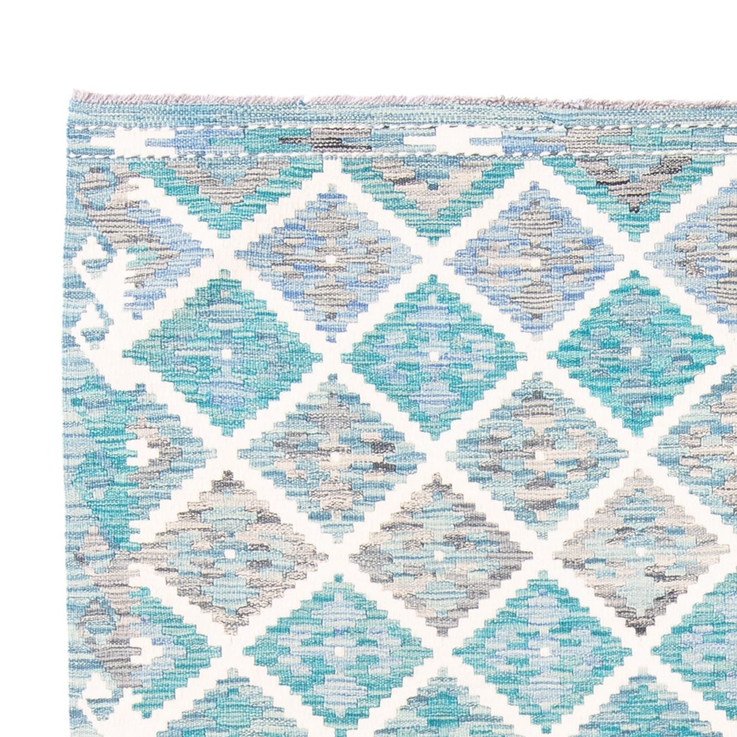 Tapis Kelim - Tendance - 241 x 183 cm - multicolore