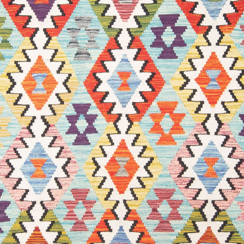 Tapis Kelim - Splash - 247 x 176 cm - multicolore