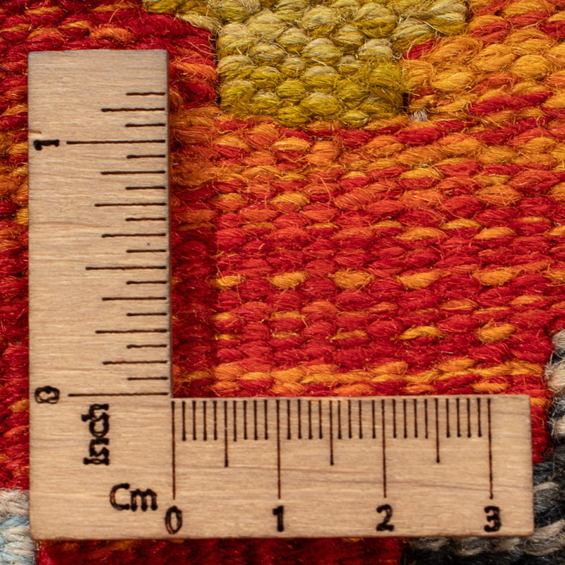 Tapis Kelim - Splash - 247 x 176 cm - multicolore