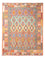 Tapis Kelim - Splash - 248 x 200 cm - multicolore