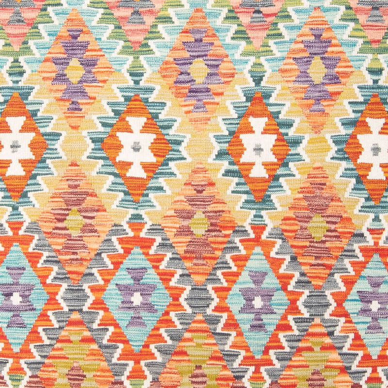 Tapis Kelim - Splash - 248 x 200 cm - multicolore